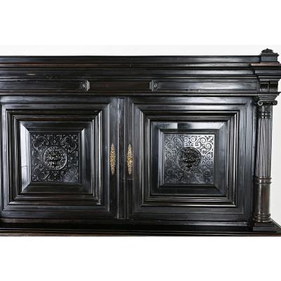 French 19th Century Napoleon III Ebonized Cabinet
