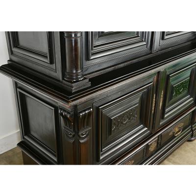 French 19th Century Napoleon III Ebonized Cabinet