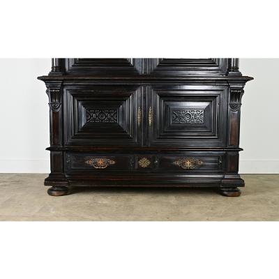 French 19th Century Napoleon III Ebonized Cabinet