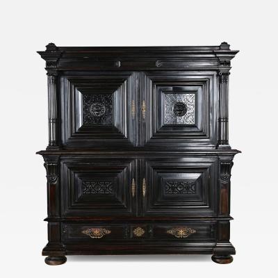 French 19th Century Napoleon III Ebonized Cabinet