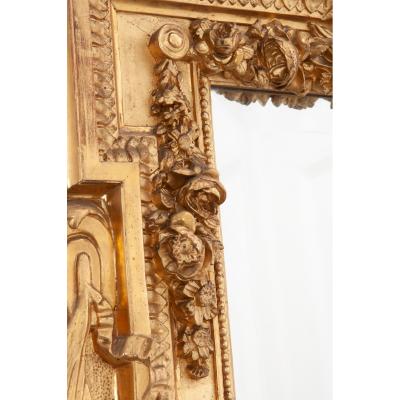 French 19th Century Napoleon III Style Mirror
