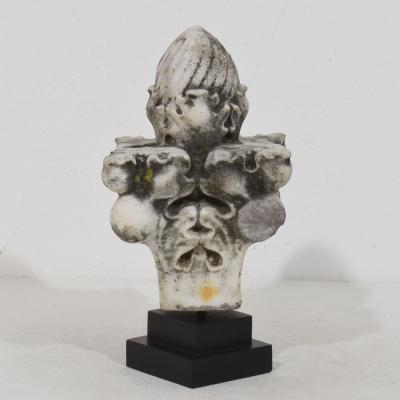 French 19th Century Neo Gothic Marble finial