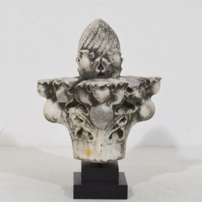 French 19th Century Neo Gothic Marble finial