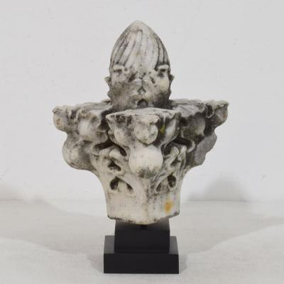 French 19th Century Neo Gothic Marble finial