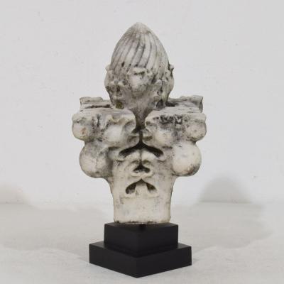 French 19th Century Neo Gothic Marble finial