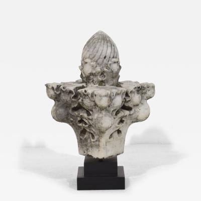 French 19th Century Neo Gothic Marble finial