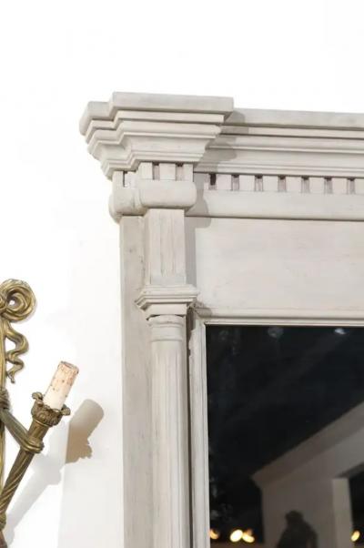 French 19th Century Neoclassical Style Architectural Element Made into a Mirror