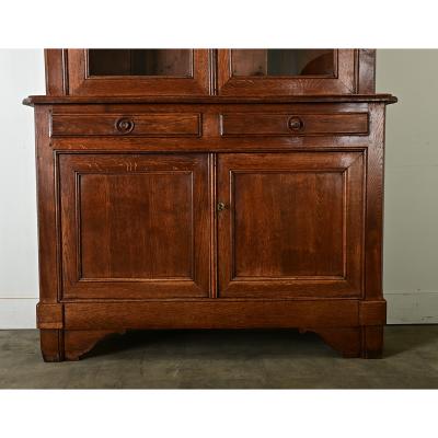 French 19th Century Oak Buffet a Deux Corps