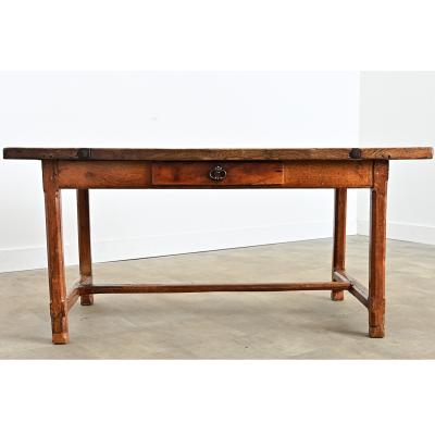 French 19th Century Oak Carpenter Table