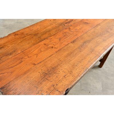 French 19th Century Oak Carpenter Table