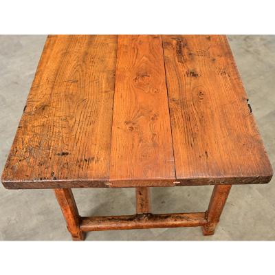 French 19th Century Oak Carpenter Table
