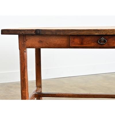 French 19th Century Oak Carpenter Table