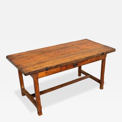 French 19th Century Oak Carpenter Table