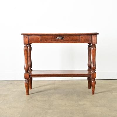 French 19th Century Oak Console Table
