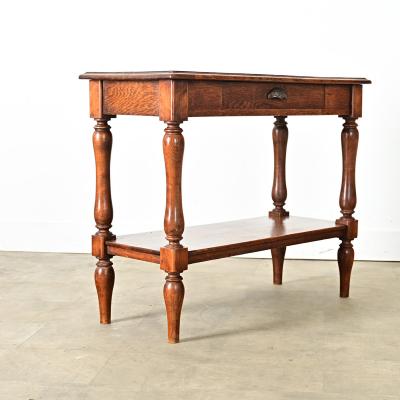 French 19th Century Oak Console Table