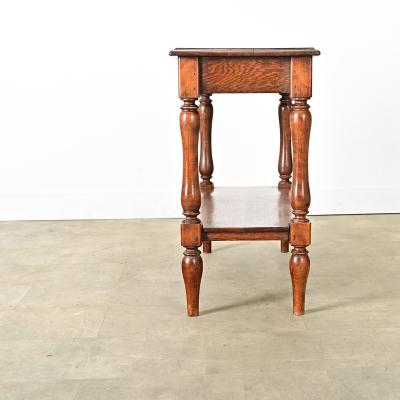 French 19th Century Oak Console Table