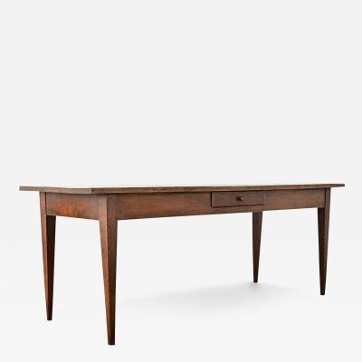 French 19th Century Oak Farm Table