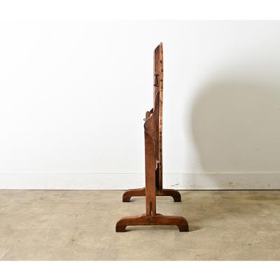 French 19th Century Oak Folding Vendange Table