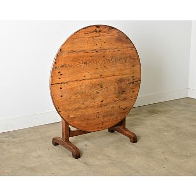 French 19th Century Oak Folding Vendange Table