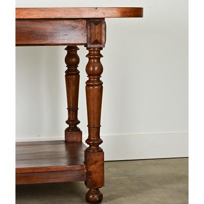French 19th Century Oak Kitchen Island