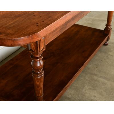 French 19th Century Oak Kitchen Island
