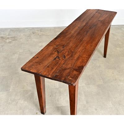 French 19th Century Oak One drawer Server