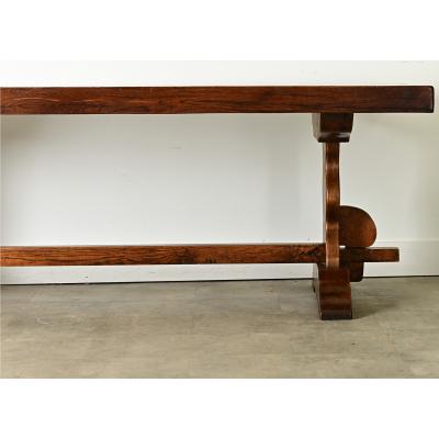 French 19th Century Oak Refectory Table