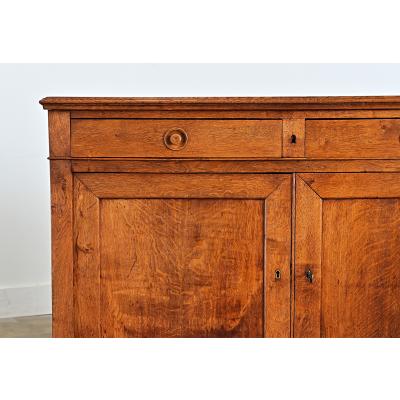 French 19th Century Oak Two door Buffet