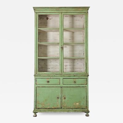 French 19th Century Painted Buffet A Deux Corps