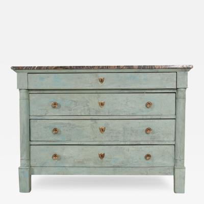 French 19th Century Painted Empire Commode