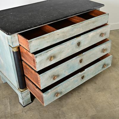 French 19th Century Painted Empire Commode
