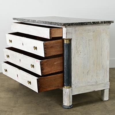 French 19th Century Painted Empire Commode