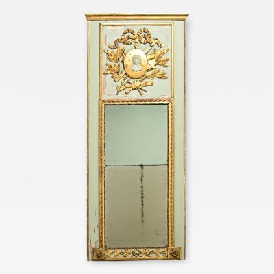 French 19th Century Painted Gilt Trumeau