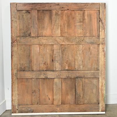 French 19th Century Painted Mantel Mirror with Original Glass