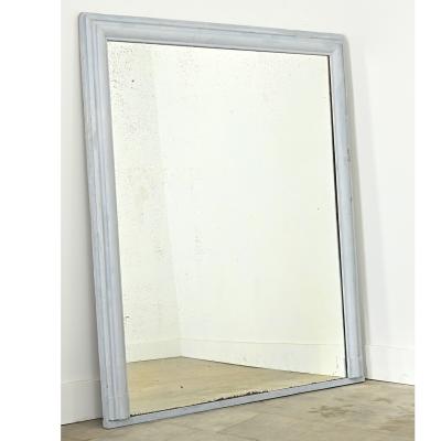 French 19th Century Painted Mantel Mirror with Original Glass