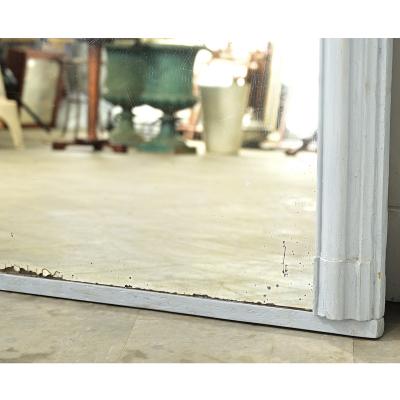 French 19th Century Painted Mantel Mirror with Original Glass