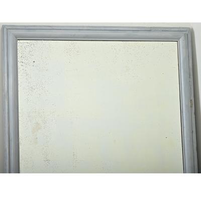 French 19th Century Painted Mantel Mirror with Original Glass