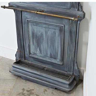 French 19th Century Painted Oak Hall Tree