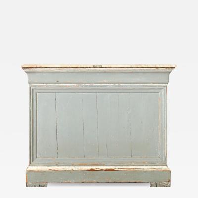 French 19th Century Painted Shop Counter