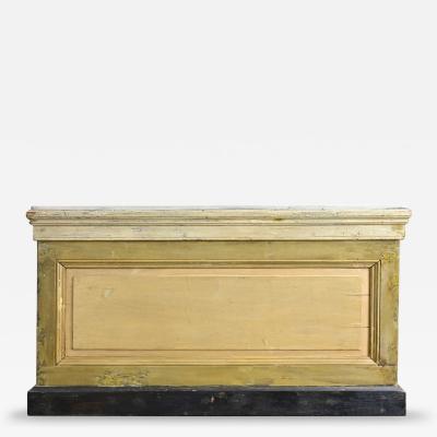 French 19th Century Painted Shop Counter
