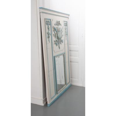 French 19th Century Painted Trumeau