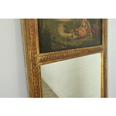 French 19th Century Painted Trumeau