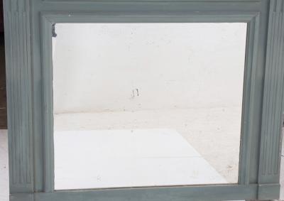 French 19th Century Painted Trumeau Mirror