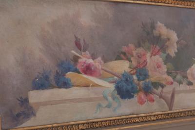 French 19th Century Painted and Gilded Trumeau