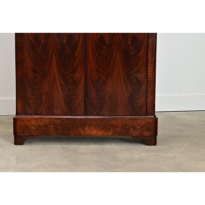 French 19th Century Petite Mahogany Louis Philippe Armoire