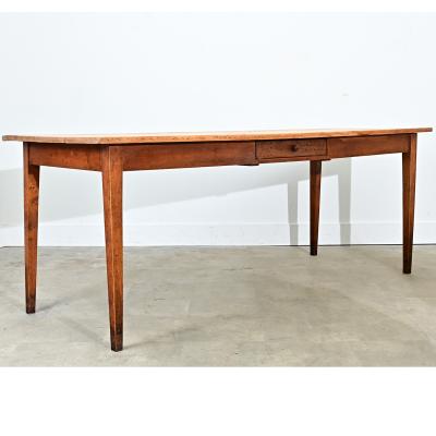 French 19th Century Pine Farm Table