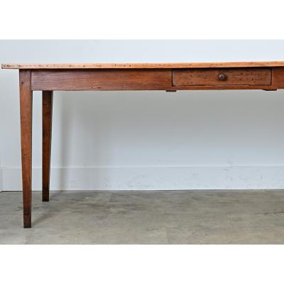 French 19th Century Pine Farm Table