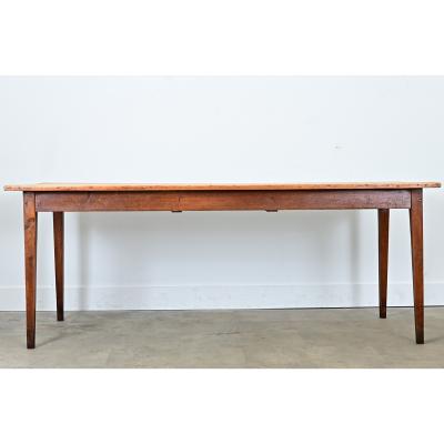 French 19th Century Pine Farm Table