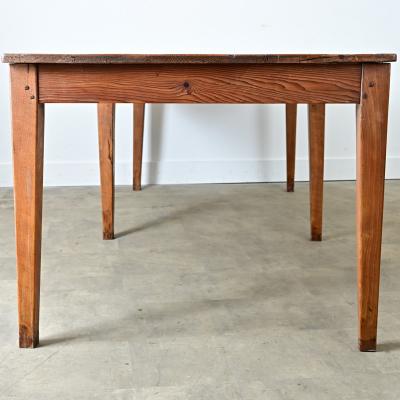 French 19th Century Pine Farm Table