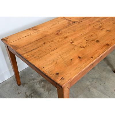 French 19th Century Pine Farm Table